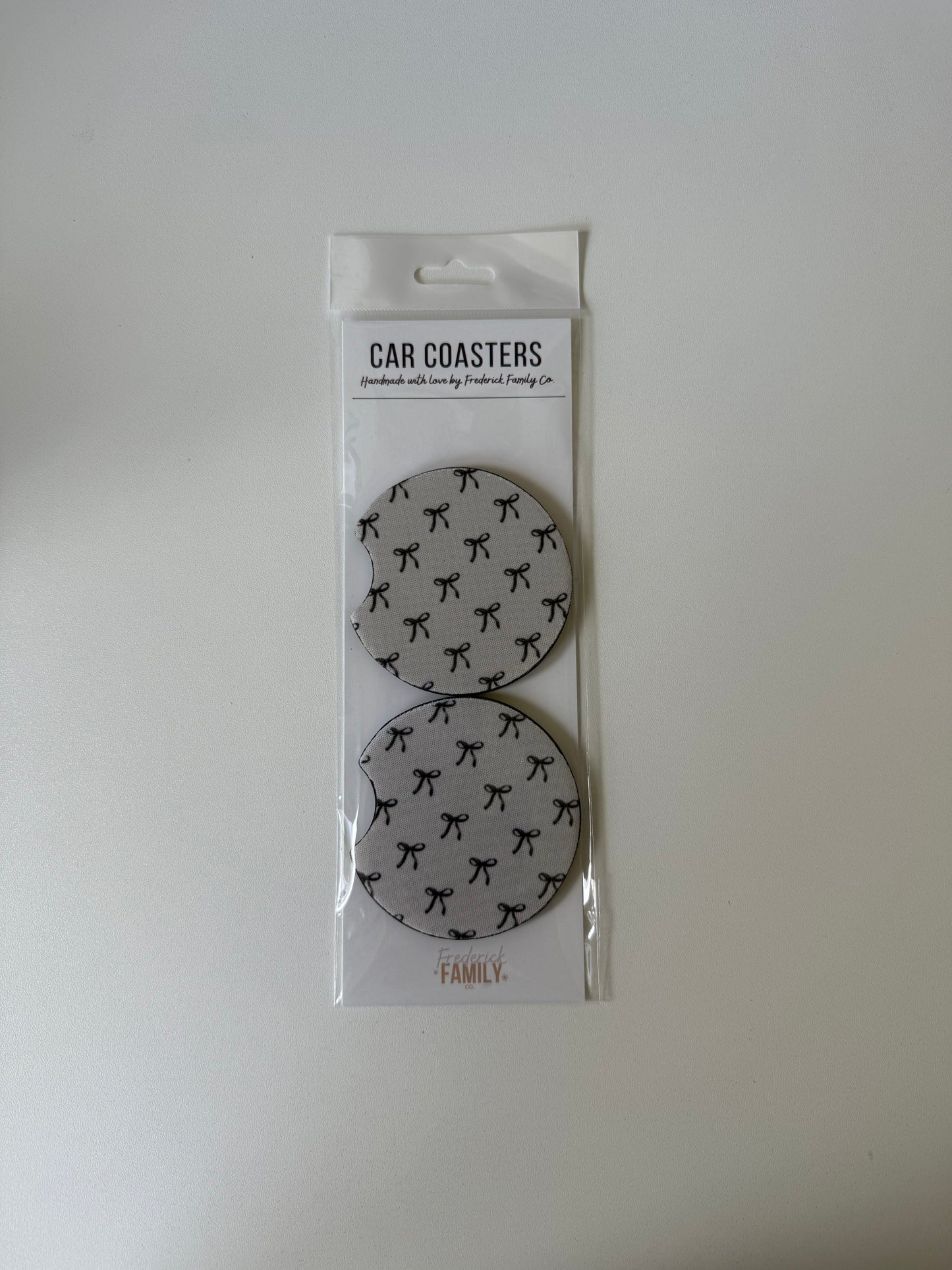 Car Coasters, Set of 2 Car Floral, Boho Trendy Coasters